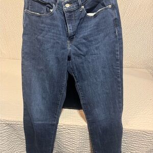 Levi's Dark Blue Straight Leg Women's Jeans